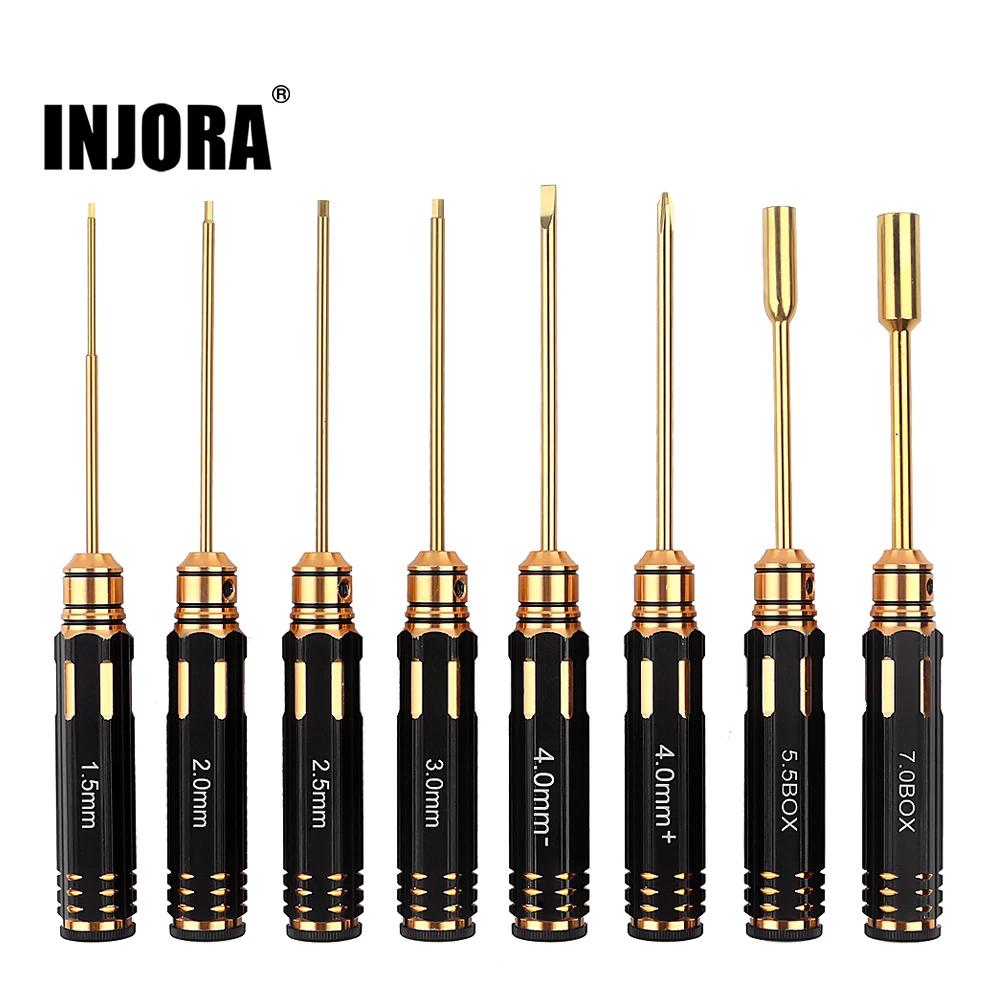 INJORA 8Pcs 1.5/2.0/2.5/3.0/4.0/5.5/7.0mm  ũ ̹  ̹ Ʈ ġ  RC  ڵ ũѷ SCX10 TRX-4